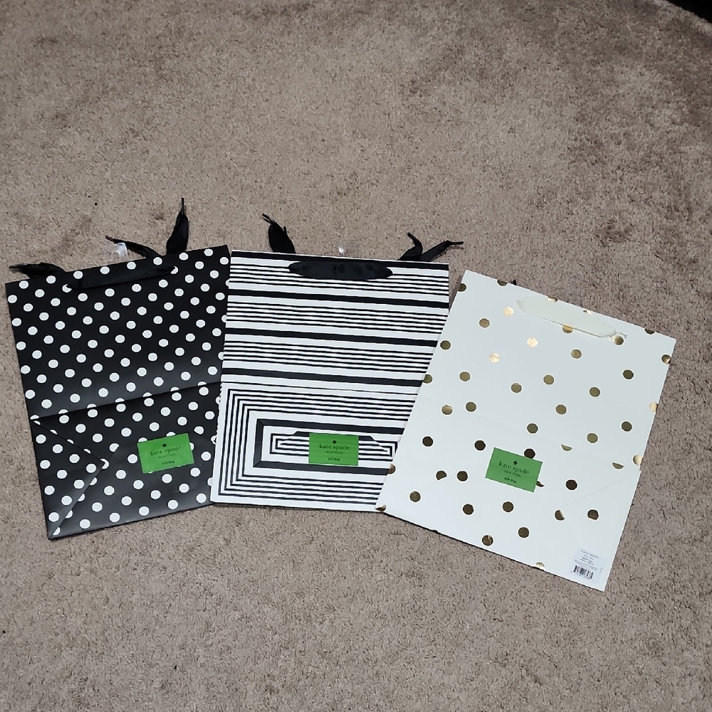 ♠️ NWT 3 Kate Spade Gift Bags